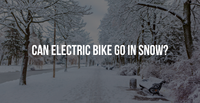 Can Electric Bike Go in Snow