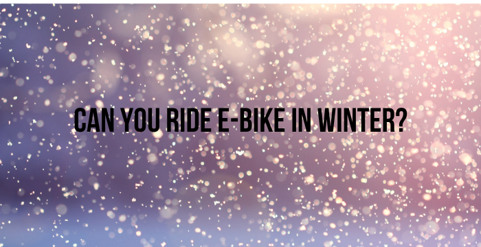 Can You Ride E-Bike In Winter