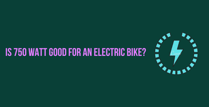 Is 750 Watt Good For An Electric Bike